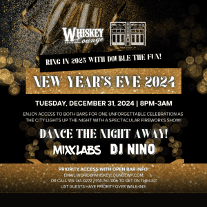 whiskey lazy New Years